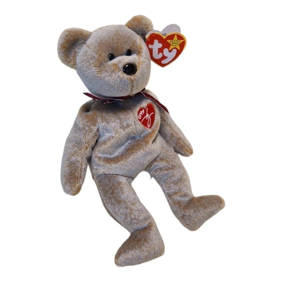TY Beanie Baby 1999 SIGNATURE BEAR Original Vtg Retired Collectible Rare Errors - Picture 10 of 11